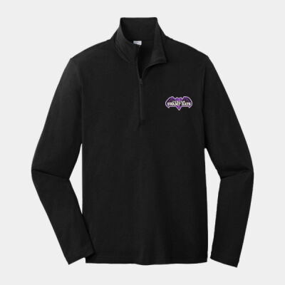 Adult PosiCharge ® Tri Blend Wicking 1/4 Zip Pullover Thumbnail